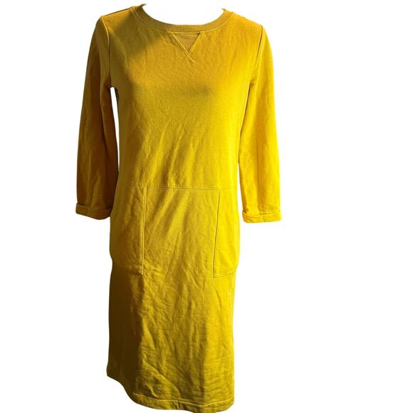 Boden Dresses & Skirts - Boden Hanna Sweatshirt Dress, Yellow, Women's Size 6 Long